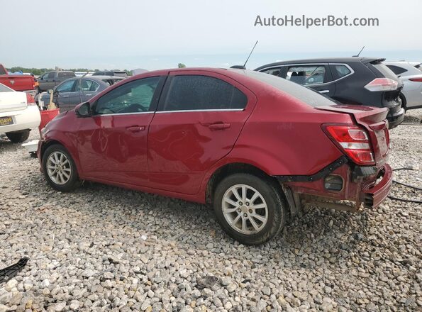 1G1JD5SH4H4104478 2017 CHEVROLET SONIC Red Rear left