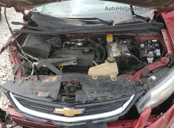 1G1JD5SH4H4104478 2017 CHEVROLET SONIC Red Rear interior view