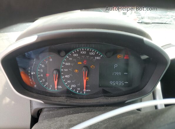 1G1JD5SH4H4104478 2017 CHEVROLET SONIC Red Instrument cluster view