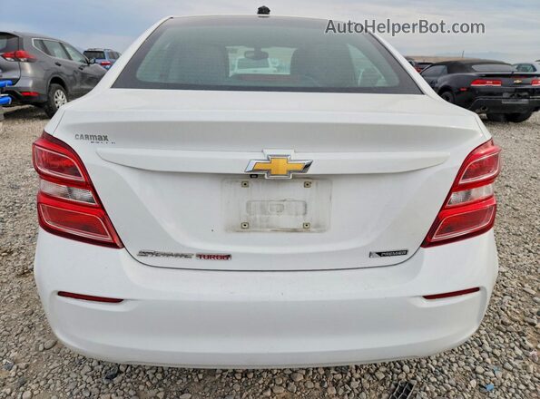 1G1JF5SB0J4106336 2018 CHEVROLET SONIC White Widok z tyłu