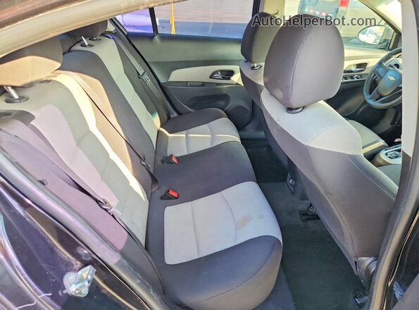 1G1PC5SH1G7153860 2016 CHEVROLET CRUZE Black Հետևի նստատեղերի տեսք
