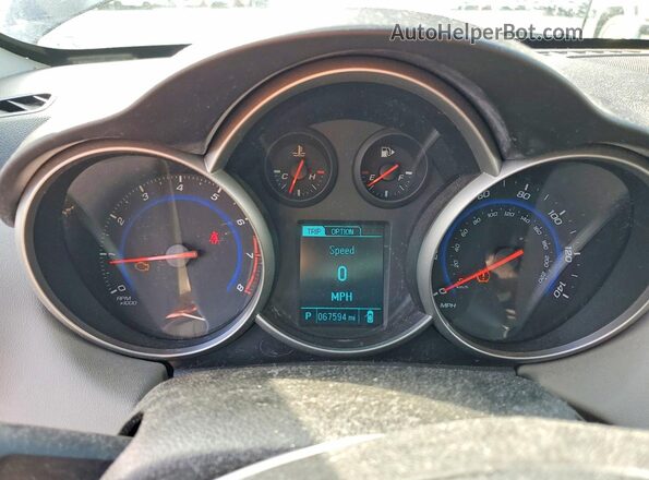 1G1PC5SH6G7188393 2016 CHEVROLET CRUZE Blue Вид щитка приладів