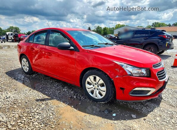 1G1PC5SH7G7196664 2016 CHEVROLET CRUZE Red Delantero derecho