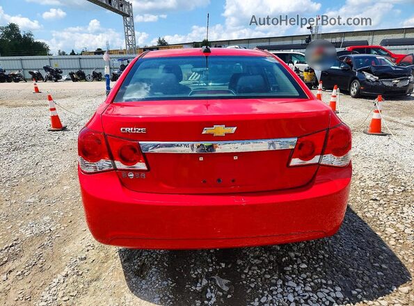 1G1PC5SH7G7196664 2016 CHEVROLET CRUZE Red Vista trasera