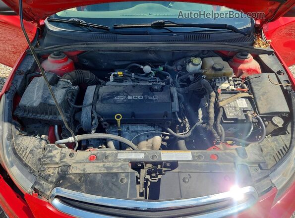 1G1PC5SH7G7196664 2016 CHEVROLET CRUZE Red Vista interior trasera