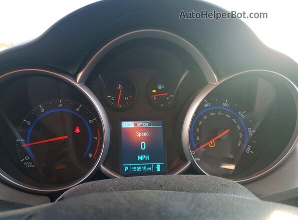 1G1PC5SH8G7169103 2016 CHEVROLET CRUZE Белый Вид щитка приборов