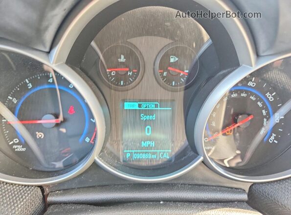 1G1PE5SB4G7192089 2016 CHEVROLET CRUZE Silver Vista del cuadro de instrumentos