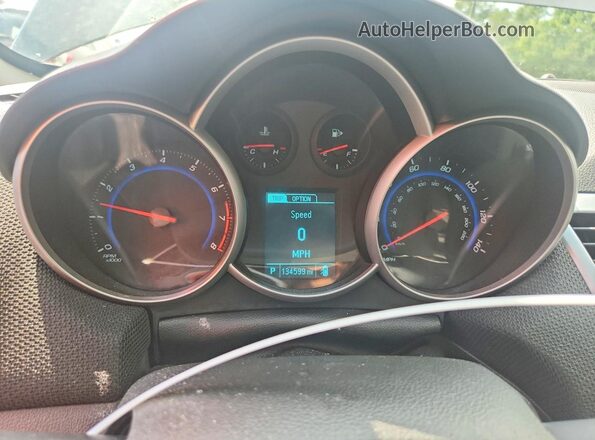 1G1PE5SB5G7167282 2016 CHEVROLET CRUZE Black Instrument cluster view