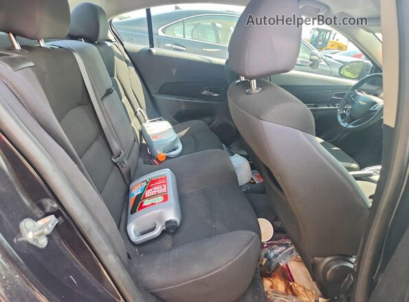1G1PE5SB5G7167282 2016 CHEVROLET CRUZE Black Rear seats view