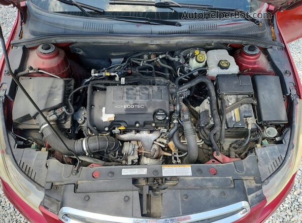 1G1PE5SB6G7209474 2016 CHEVROLET CRUZE Red Rear interior view