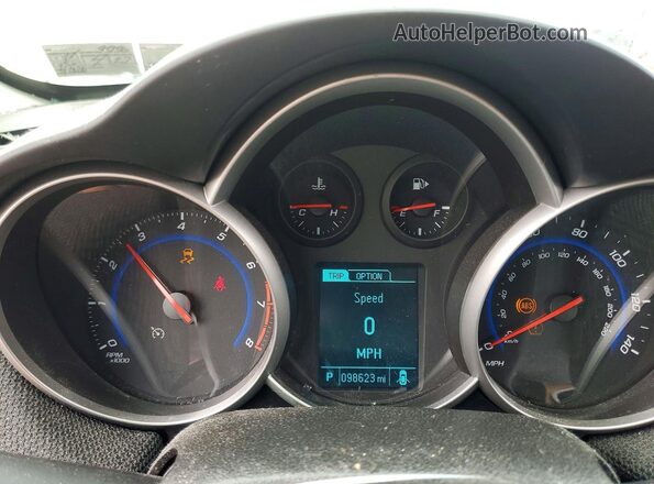 1G1PE5SB7G7193804 2016 CHEVROLET CRUZE Желто-коричневый Вид щитка приборов