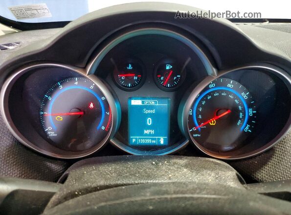 1G1PE5SB8G7164487 2016 CHEVROLET CRUZE Black ხელსაწყოთა პანელის ხედი