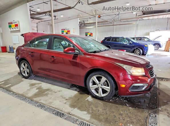 1G1PF5SB0G7125437 2016 CHEVROLET CRUZE Maroon Przód prawy