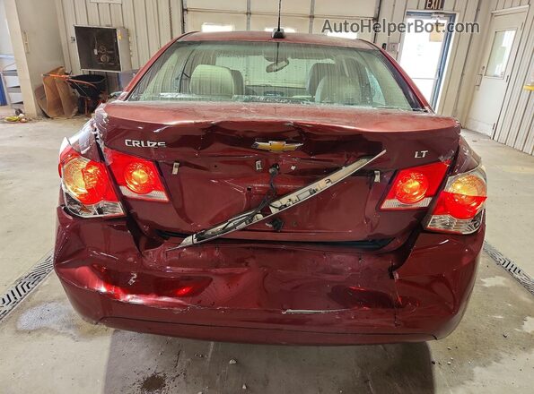 1G1PF5SB0G7125437 2016 CHEVROLET CRUZE Maroon Widok z tyłu