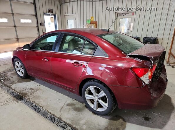 1G1PF5SB0G7125437 2016 CHEVROLET CRUZE Maroon Tył lewy