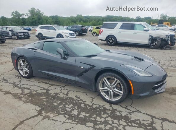 1G1YA2D73H5122636 2017 CHEVROLET CORVETTE Серый Передняя правая четверть