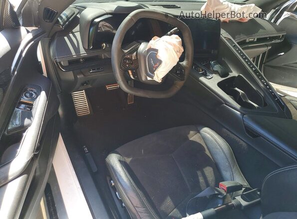 1G1YB2D40M5100512 2021 CHEVROLET CORVETTE White წინა პანელის ხედი