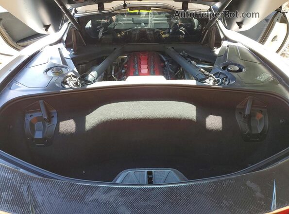 1G1YB2D40M5100512 2021 CHEVROLET CORVETTE White უკანა სალონის ხედი