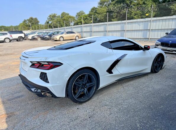 1G1YB2D40M5100512 2021 CHEVROLET CORVETTE White უკანა მარჯვენა