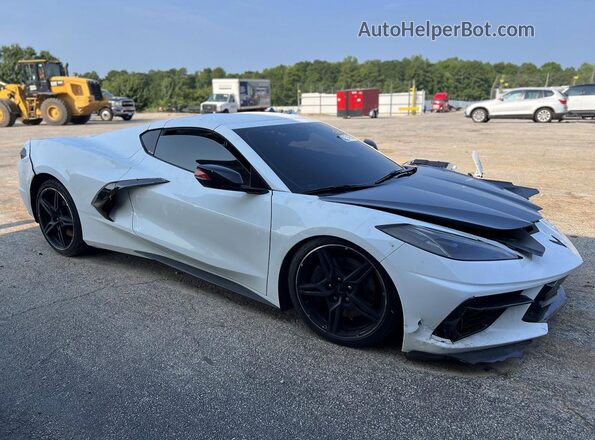 1G1YB2D40M5100512 2021 CHEVROLET CORVETTE White წინა მარჯვენა