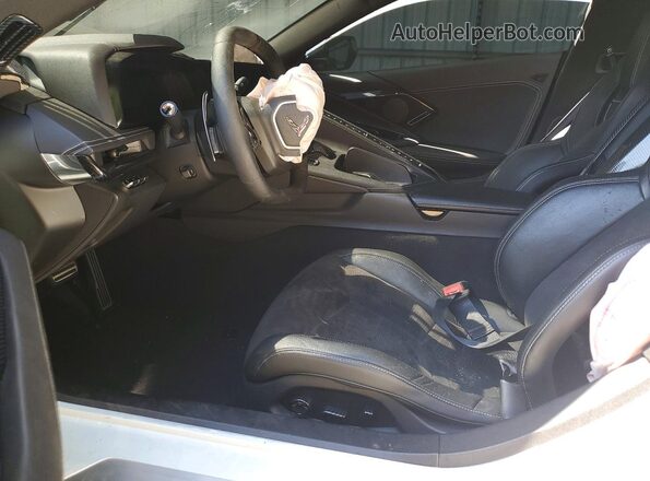 1G1YB2D40M5100512 2021 CHEVROLET CORVETTE White წინა სალონის ხედი
