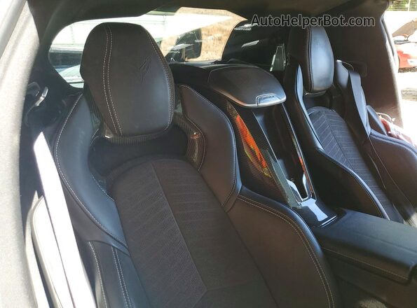 1G1YB2D40M5100512 2021 CHEVROLET CORVETTE White უკანა სავარძლების ხედი