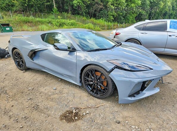 1G1YB2D41R5111459 2024 CHEVROLET CORVETTE Gray Przód prawy