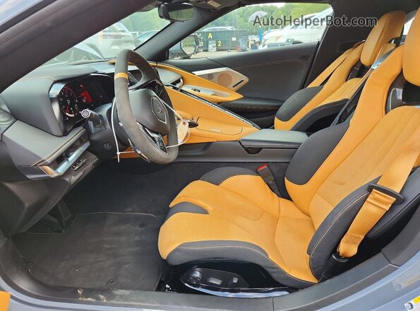 1G1YB2D41R5111459 2024 CHEVROLET CORVETTE Gray Widok wnętrza z przodu