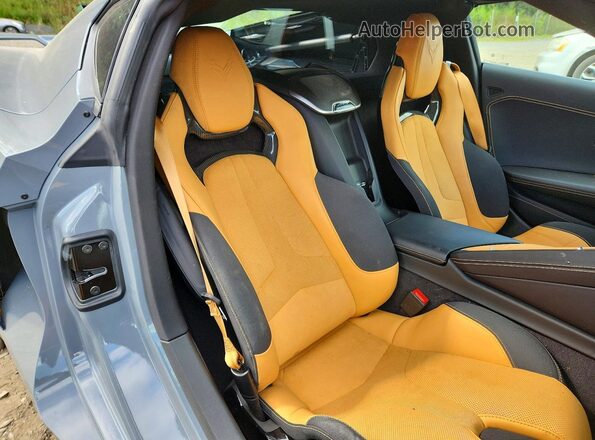 1G1YB2D41R5111459 2024 CHEVROLET CORVETTE Gray Widok tylnych siedzeń