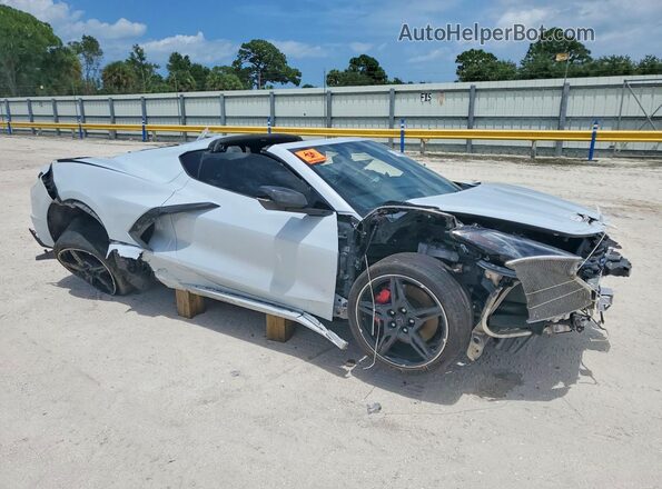 1G1YB2D4XM5115373 2021 CHEVROLET CORVETTE Gray Առջևի աջ