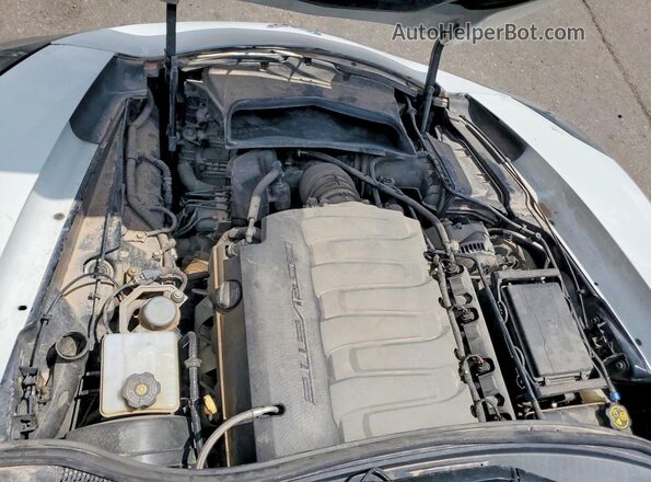 1G1YB2D79G5117923 2016 CHEVROLET CORVETTE White Vista interior trasera