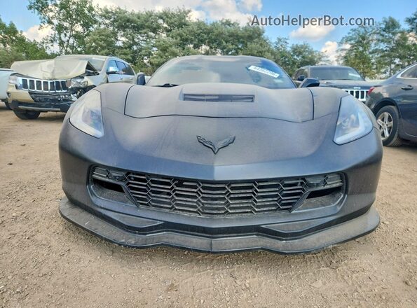 1G1YF2D76K5115656 2019 CHEVROLET CORVETTE Black წინა ხედი