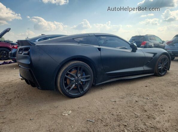 1G1YF2D76K5115656 2019 CHEVROLET CORVETTE Black უკანა მარჯვენა