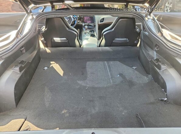 1G1YF2D76K5115656 2019 CHEVROLET CORVETTE Black უკანა სავარძლების ხედი