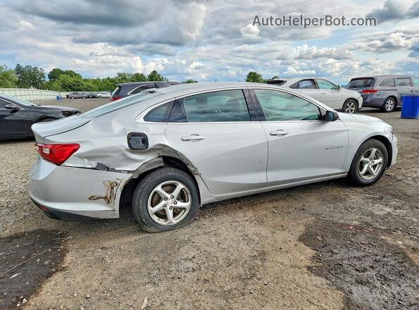 1G1ZB5ST0JF244809 2018 CHEVROLET MALIBU Silver Հետևի աջ