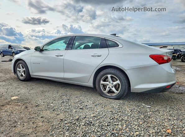 1G1ZB5ST0JF244809 2018 CHEVROLET MALIBU Silver Հետևի ձախ
