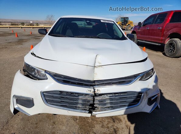 1G1ZB5ST1JF176228 2018 CHEVROLET MALIBU White Դիմացի տեսք