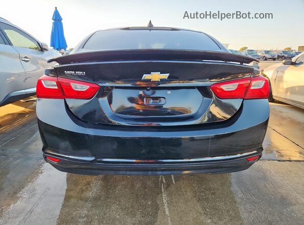 1G1ZB5ST1LF138520 2020 CHEVROLET MALIBU Black უკანა ხედი