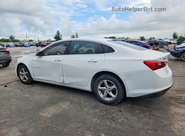 1G1ZB5ST3HF284781 2017 CHEVROLET MALIBU Белый Задняя левая четверть