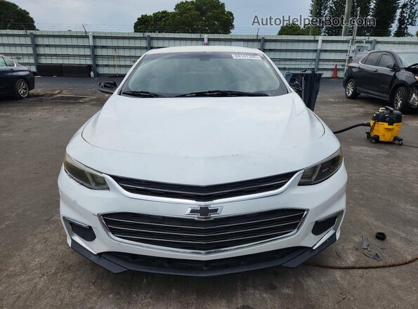 1G1ZB5ST3HF284781 2017 CHEVROLET MALIBU Белый Вид спереди