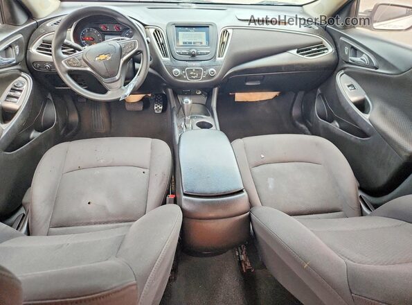 1G1ZB5ST3HF284781 2017 CHEVROLET MALIBU Белый Вид панели приборов