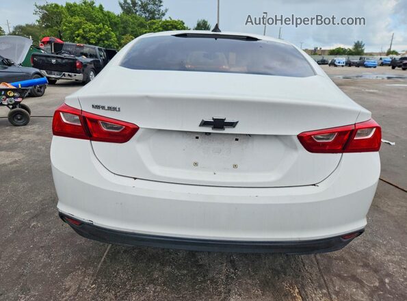 1G1ZB5ST3HF284781 2017 CHEVROLET MALIBU Белый Вид сзади