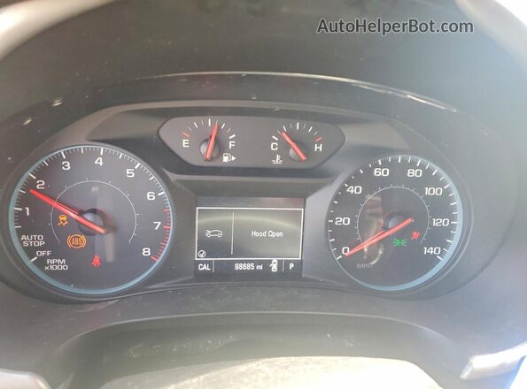1G1ZB5ST3HF290855 2017 CHEVROLET MALIBU Blue Vista del cuadro de instrumentos
