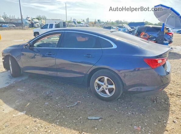 1G1ZB5ST3HF290855 2017 CHEVROLET MALIBU Blue Trasero izquierdo