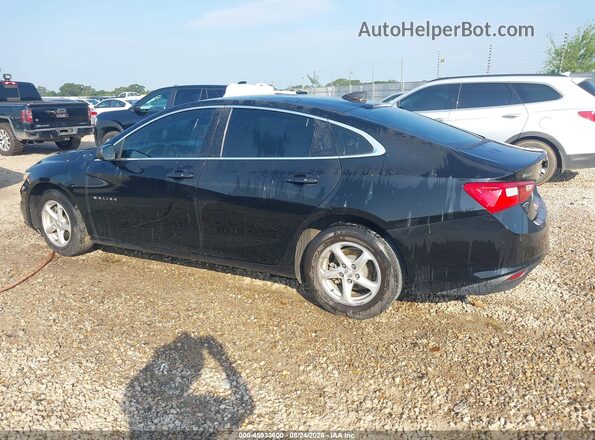 1G1ZB5ST4GF355095 2016 CHEVROLET MALIBU Black Հետևի ձախ