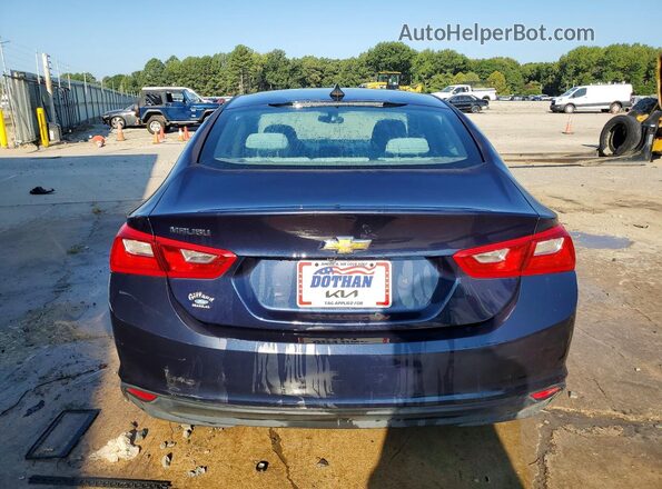 1G1ZB5ST4HF147803 2017 CHEVROLET MALIBU Синий Вид сзади