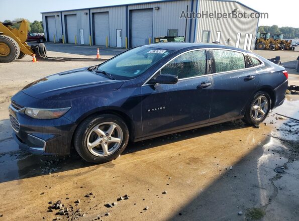 1G1ZB5ST4HF147803 2017 CHEVROLET MALIBU Синий Вид наклейки с VIN-кодом