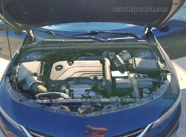1G1ZB5ST4HF147803 2017 CHEVROLET MALIBU Синий Вид задней части салона