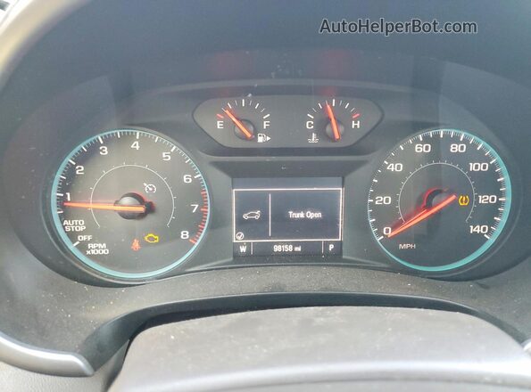 1G1ZB5ST4HF147803 2017 CHEVROLET MALIBU Синий Вид щитка приборов