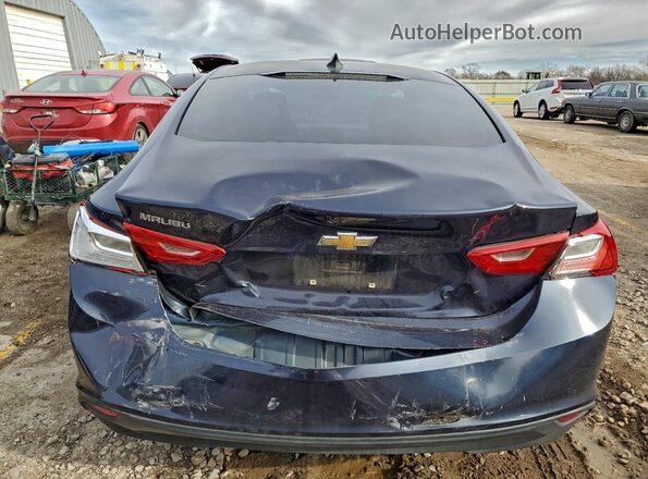 1G1ZB5ST5HF217647 2017 CHEVROLET MALIBU Синий Вид сзади